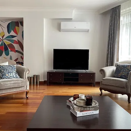 Secure, Spacious, And Eclectic 1 To 3 Bedroom W Pool, Garden, Private Parking, Tennis Basketball Football Courts And Concierge Close To Istinye Park, Turkish Tennis Federation, And Acibadem Maslak *
